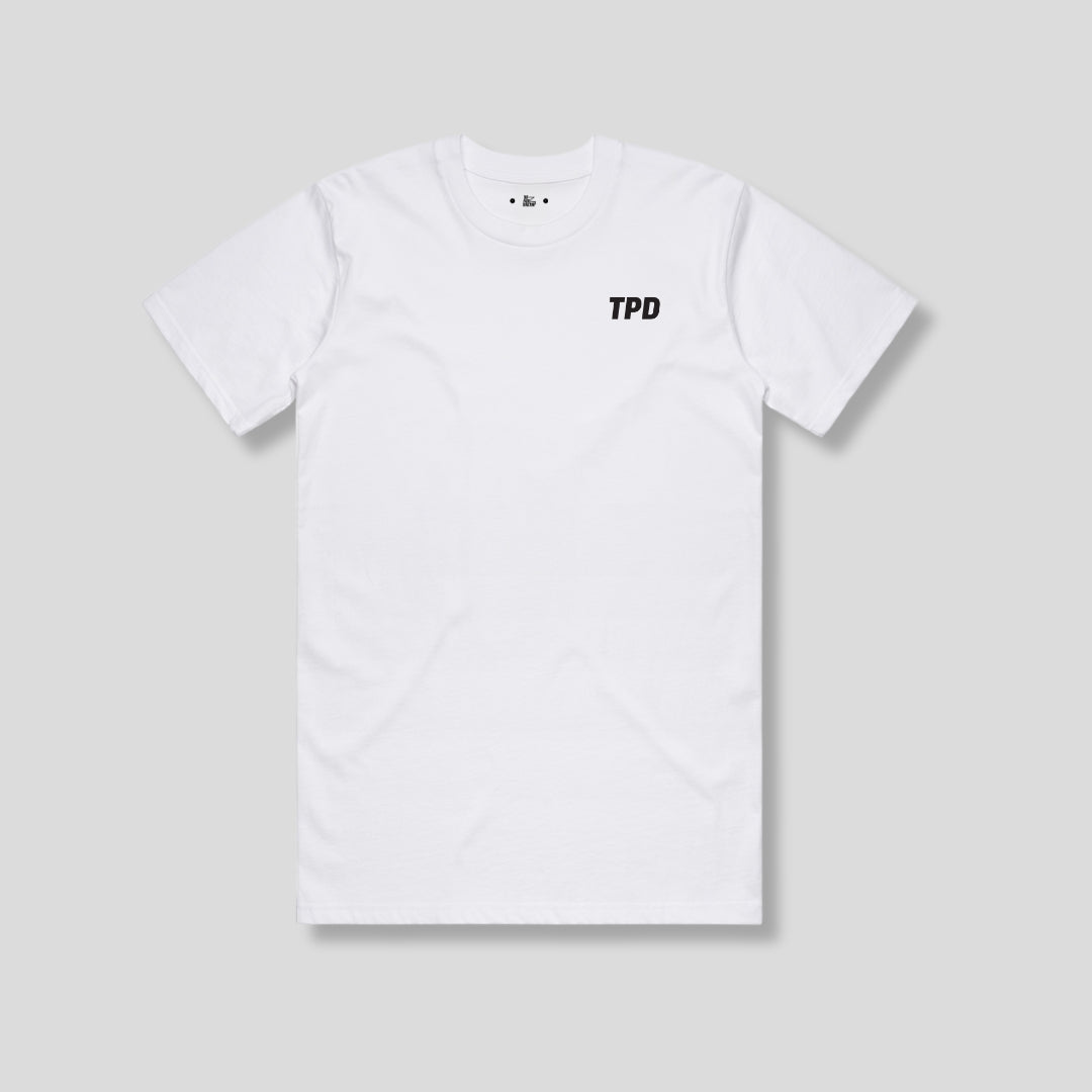 The Padel Directory Faded White T-Shirt