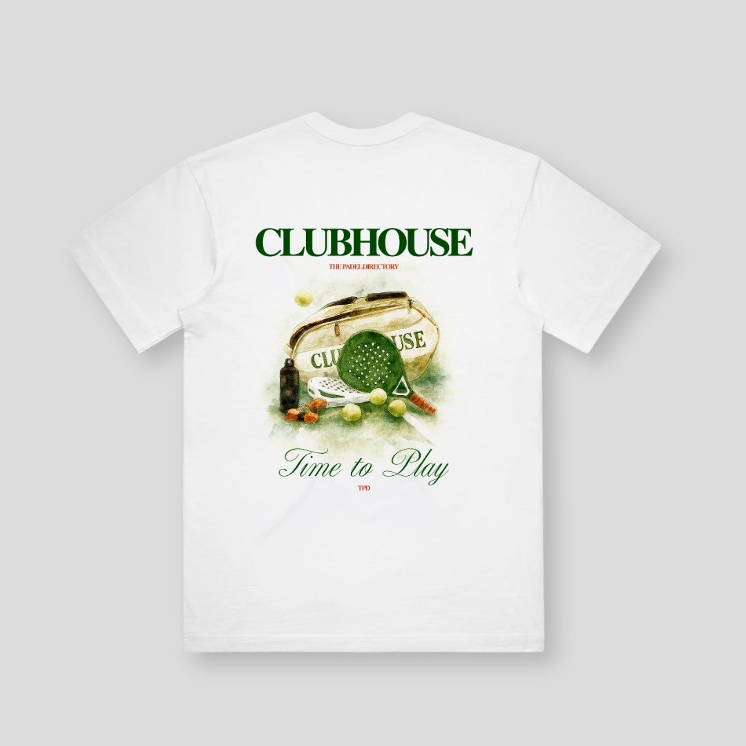 TPD Clubhouse White Padel T-Shirt