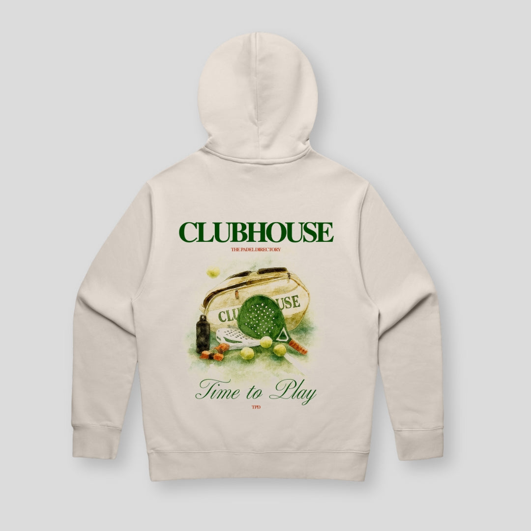TPD Clubhouse Bone Padel Hoodie
