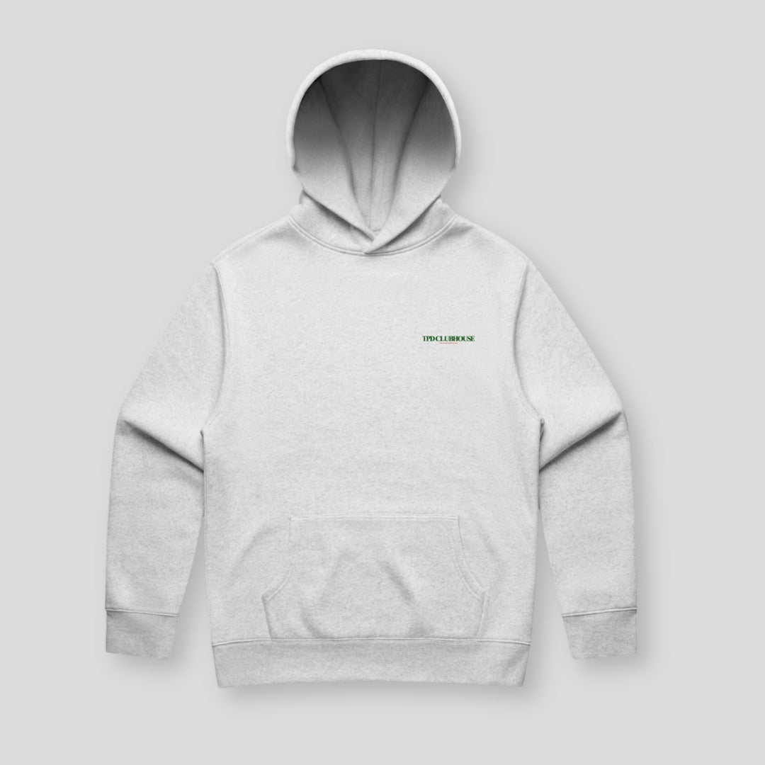 TPD Clubhouse White Heather Padel Hoodie