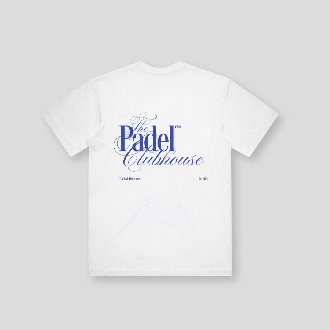 Padel Clubhouse 2026 White T-Shirt