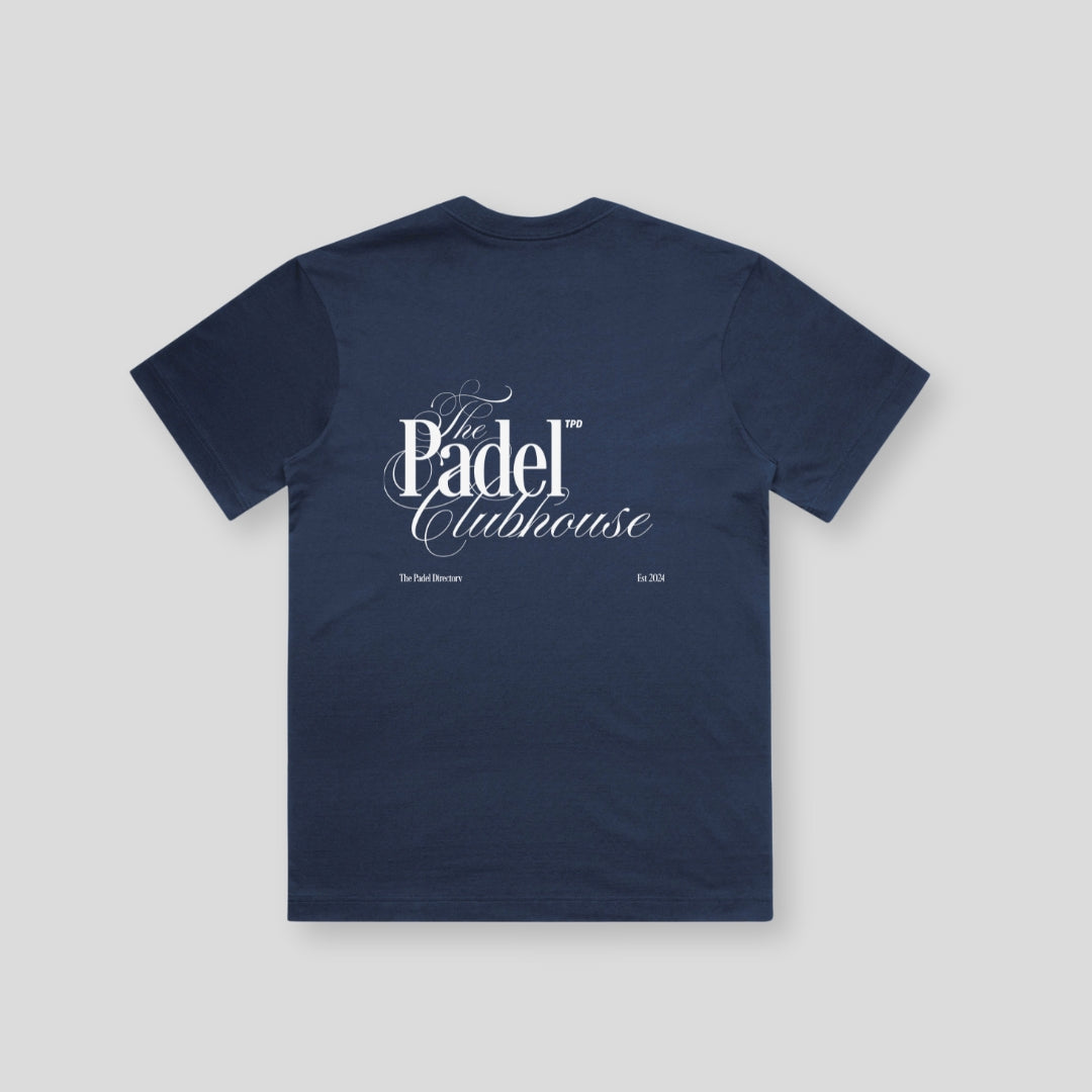 Padel Clubhouse 2026 Ink Blue T-Shirt