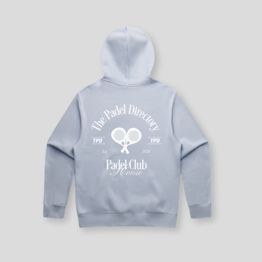 TPD Clubhouse Powder Blue Padel Hoodie
